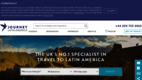 What Journeylatinamerica.com website looked like in 2020 (4 years ago)