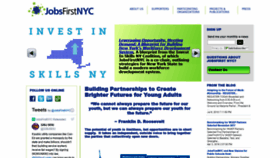 What Jobsfirstnyc.org website looked like in 2020 (4 years ago)