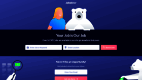 What Jobs-bear.com website looked like in 2020 (4 years ago)
