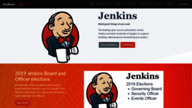 What Jenkins.io website looked like in 2020 (4 years ago)