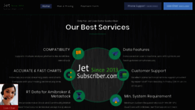 What Jetsubscriber.com website looked like in 2020 (4 years ago)