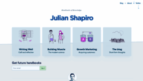 What Julian.com website looked like in 2020 (4 years ago)