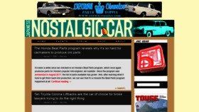 What Japanesenostalgiccar.com website looked like in 2020 (4 years ago)