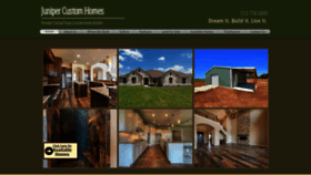 What Junipercustomhomes.com website looked like in 2020 (6 years ago)