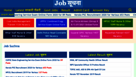 What Jobsuchna.in website looked like in 2020 (4 years ago)