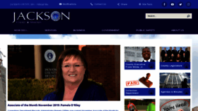 What Jacksongov.org website looked like in 2020 (4 years ago)
