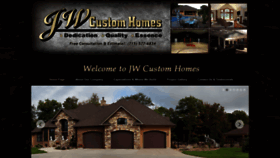 What Jwcustomhomes.com website looked like in 2020 (4 years ago)