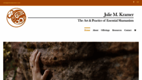 What Juliemkramer.com website looked like in 2020 (4 years ago)