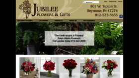 What Jubileeflowers.com website looked like in 2020 (4 years ago)