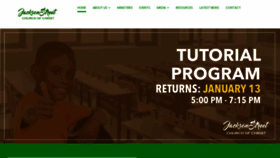 What Jacksonst.org website looked like in 2020 (6 years ago)
