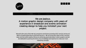 What Jealousproductions.co.uk website looked like in 2020 (4 years ago)