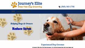 What Journeysdoggrooming.com website looked like in 2020 (4 years ago)