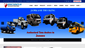 What Jamkashtrucking.com website looked like in 2020 (4 years ago)