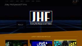 What Joeyhollywood.com website looked like in 2020 (4 years ago)