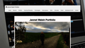 What Jannetwalsh.com website looked like in 2020 (4 years ago)