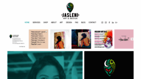 What Jaslenidesigns.com website looked like in 2020 (4 years ago)