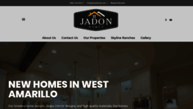 What Jadonhomes.com website looked like in 2020 (4 years ago)