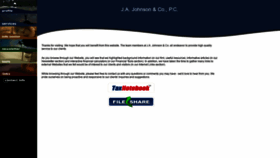 What Jajohnson.com website looked like in 2020 (4 years ago)