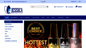 What Jessicanailsupply.com website looked like in 2020 (4 years ago)
