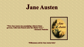 What Jane-austen.de website looked like in 2020 (6 years ago)