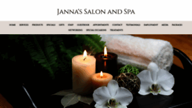 What Jannassalonandspa.com website looked like in 2020 (4 years ago)