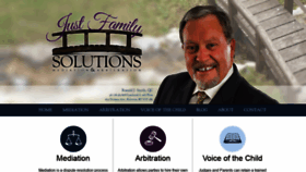 What Justfamilysolutions.ca website looked like in 2020 (4 years ago)