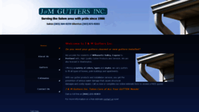What Jandmguttersinc.com website looked like in 2020 (5 years ago)