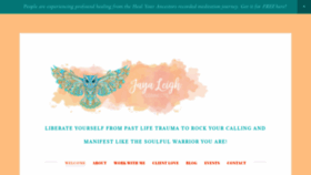 What Jayaleighconnects.com website looked like in 2020 (4 years ago)