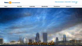 What Jaxrotary.org website looked like in 2020 (4 years ago)