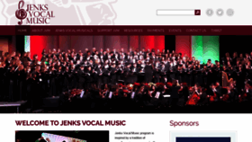 What Jenksvocal.com website looked like in 2020 (4 years ago)