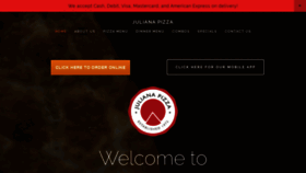 What Julianapizza.ca website looked like in 2020 (5 years ago)