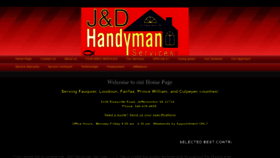 What Janddhandyman.com website looked like in 2020 (4 years ago)
