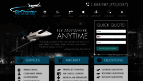 What Jetchartercostarica.com website looked like in 2020 (4 years ago)