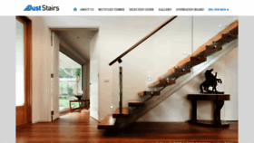 What Juststairs.com.au website looked like in 2020 (4 years ago)