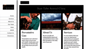 What Juantaboanimalclinicabq.com website looked like in 2020 (4 years ago)