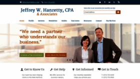 What Jwhanrettycpa.com website looked like in 2020 (4 years ago)