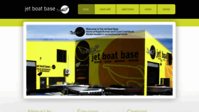 What Jetboatbase.co.nz website looked like in 2020 (4 years ago)