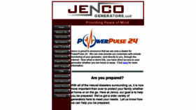 What Jencogenerators.com website looked like in 2020 (4 years ago)