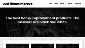 What Justhomeimprove.com website looked like in 2020 (4 years ago)