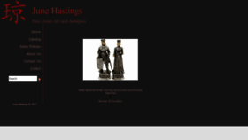 What Junehastings.com website looked like in 2020 (4 years ago)
