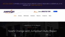 What Jumpstartautorepair.com website looked like in 2020 (4 years ago)