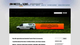 What Jimmiccoandsons.com website looked like in 2020 (4 years ago)