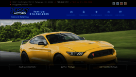 What Jerseymotors.com website looked like in 2020 (4 years ago)