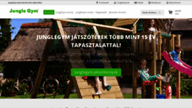 What Junglegym.hu website looked like in 2020 (4 years ago)
