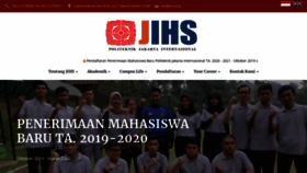 What Jihs.ac.id website looked like in 2020 (4 years ago)