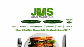 What Jmsmenumarketing.com website looked like in 2020 (4 years ago)