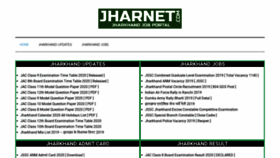 What Jharnet.com website looked like in 2020 (4 years ago)