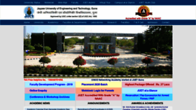 What Juet.ac.in website looked like in 2020 (6 years ago)