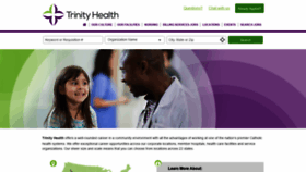 What Jobs.trinity-health.org website looked like in 2020 (4 years ago)