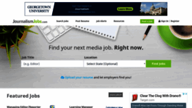What Journalismjobs.com website looked like in 2020 (4 years ago)